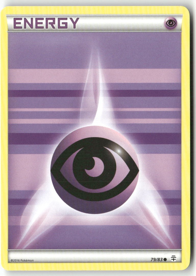 Psychic Energy 79/83 Common Generations Pokemon Lightly Played