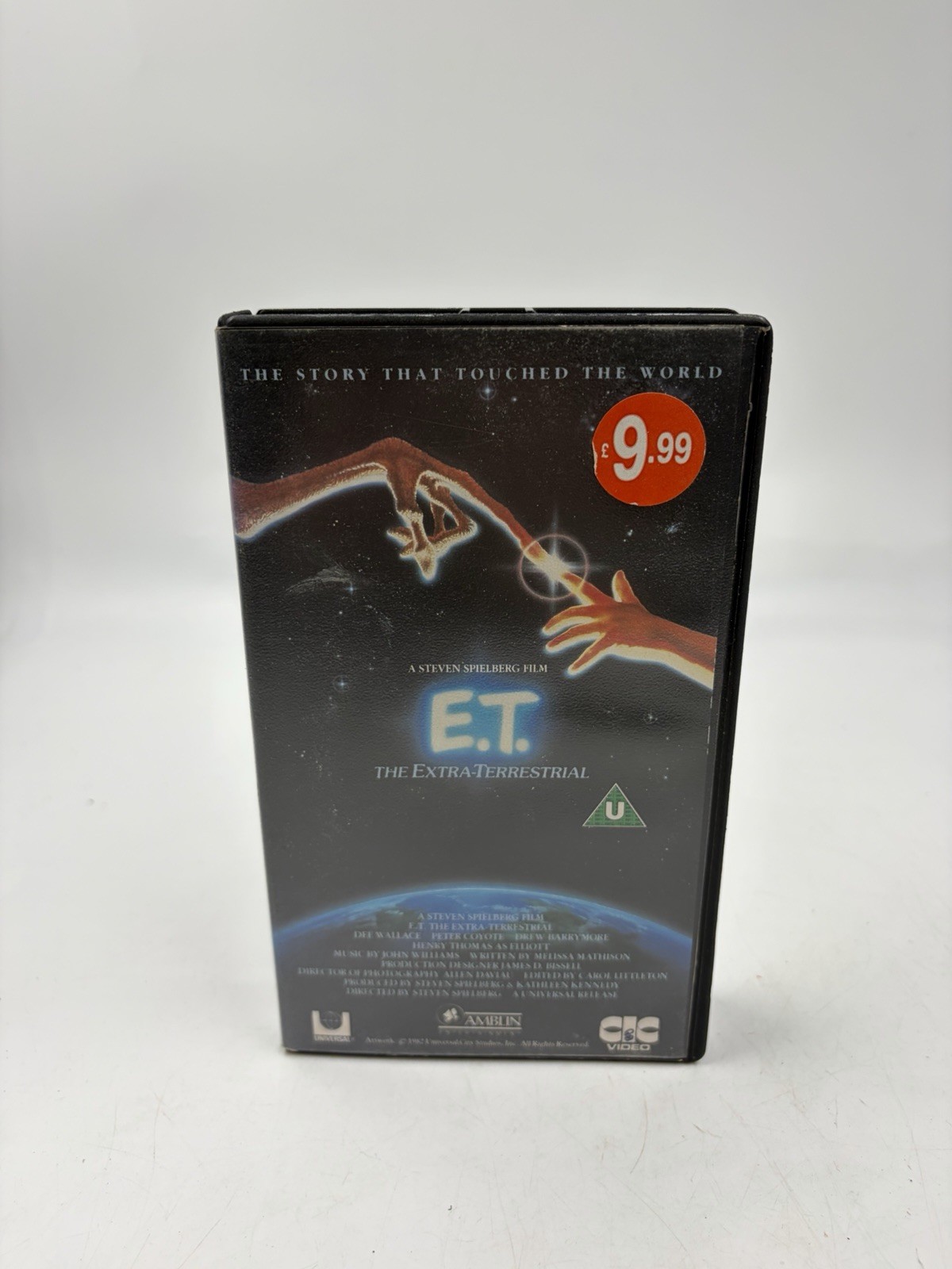 E.T. The Extra Terrestrial VHS - 1982 Video CIC Version PAL UK Video Spielberg