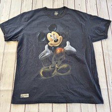Disney Store Studio Collection Mickey Mouse T-Shirt Men’s XL Black Ringer