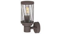 Rabalux 8888 AußEnwandleuchte Budapest, E27, Braun, Rund, Industriell, IP44, ø95