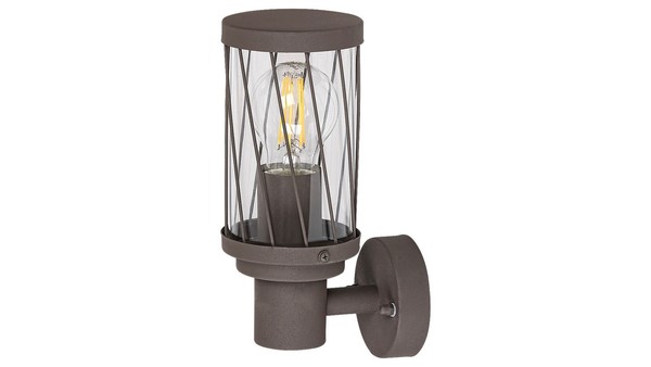 Rabalux 8888 AußEnwandleuchte Budapest, E27, Braun, Rund, Industriell, IP44, ø95-image