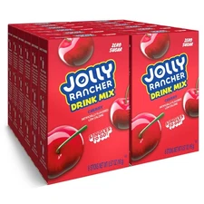 Jolly Rancher Singles To Go Drink Mix - Chery Flavored Powder Packets - 12... 