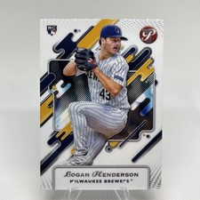 2025 Topps Pristine 221 Logan Henderson Milwaukee Brewers Rookie