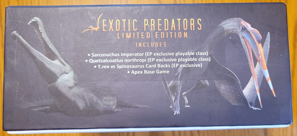 Apex Theropod Deck-Building Game Exotic Predators Limited