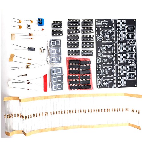 Electronic Clock DIY Kit Parts Soldering to Make DIY DC4.5V-5.5V for teaching - Picture 2 of 9