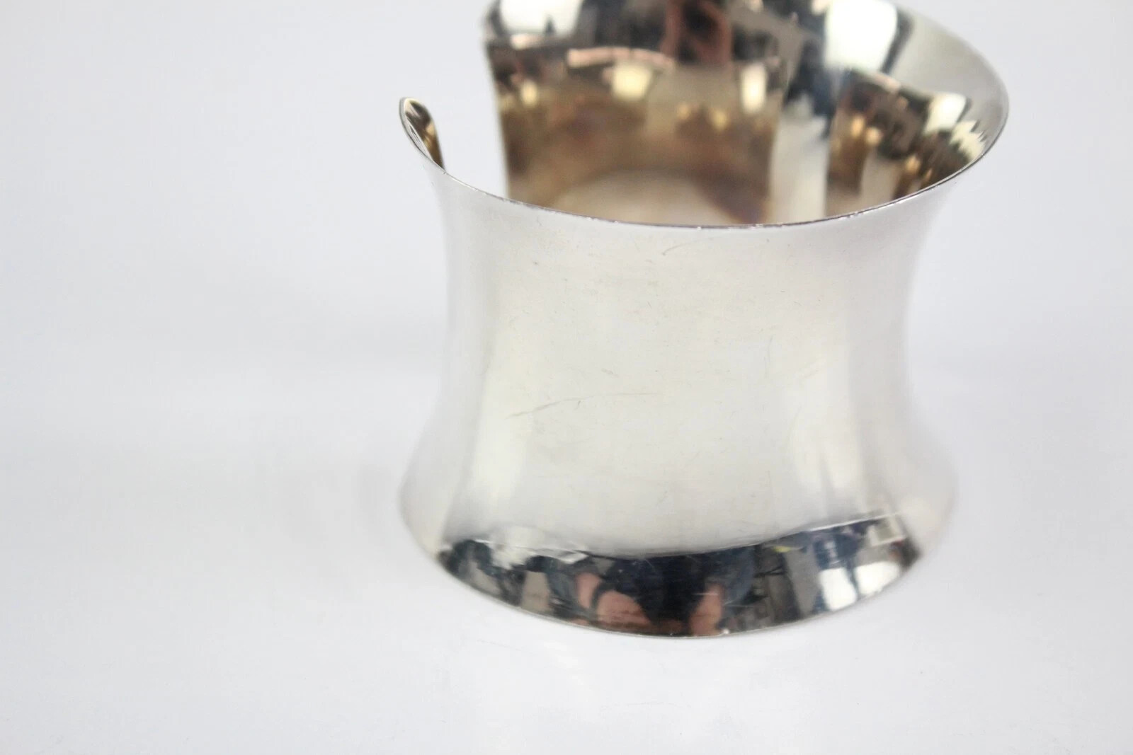 Sterling Silver Bangle Torque Statement Contempor… - image 4