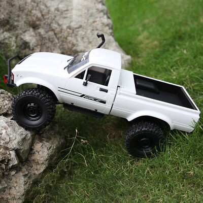 WPL C24-1 4x4 RC Crawler  1/16 Offroad RC Truck Pickup Truck w/Led Light 2.4 Ghz