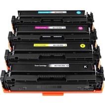 High Yield W2110A 206A Toner Cartridges 4 Pk, for M255dw M283fdn M283fdw M255nw