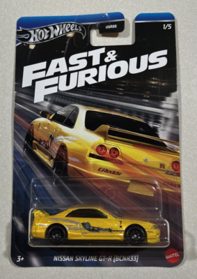 NEW 2024 HOTWHEELS Fast & Furious Racing Series Nissan Skyline GT