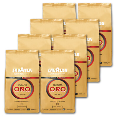 8 KG Lavazza Qualità Oro Kaffeebohnen
