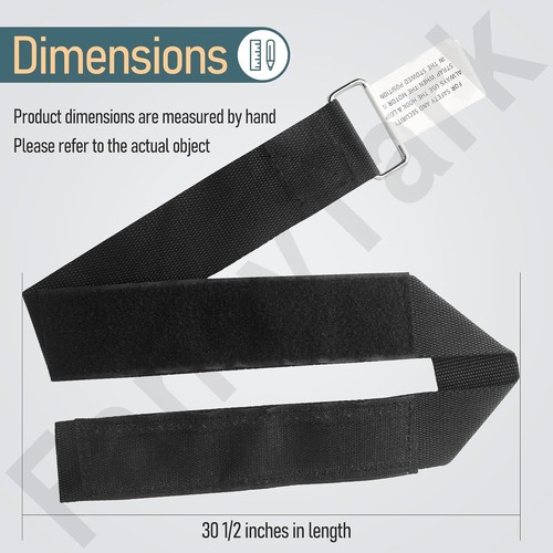2 Pack 2773806 33" Hold Down Strap Compatible with Minn Kota Trolling Black - Foto 2 di 7