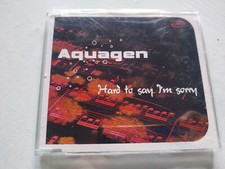 Aquagen Hard To Say I'M Sorry 2002 Cyber 4 Titres - Single CD