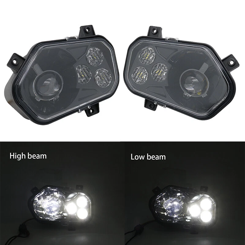 ATV UTV LED Conversion Headlights Kit For 2011-2014 Polaris RZR 800/RZR 900 XP - Image 3 of 4