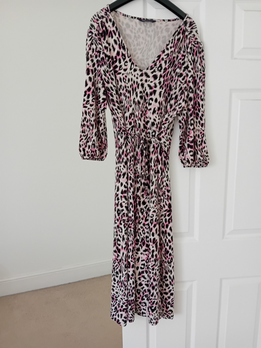 Pink Leopard Print Dress Marks And Spencer Marks And Spencer Pink