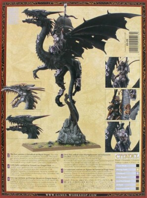 Dark Elf Black Dragon w/ Rider | Warhammer The Old World