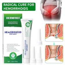 Hemorrhoids Remove Ointment Plant Herbal Cream Relief Piles Pain Reduce Itching