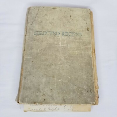 Vintage Iowa 1922 Cookbook Historic Trinity Cathedral Recipes Advertisements USA