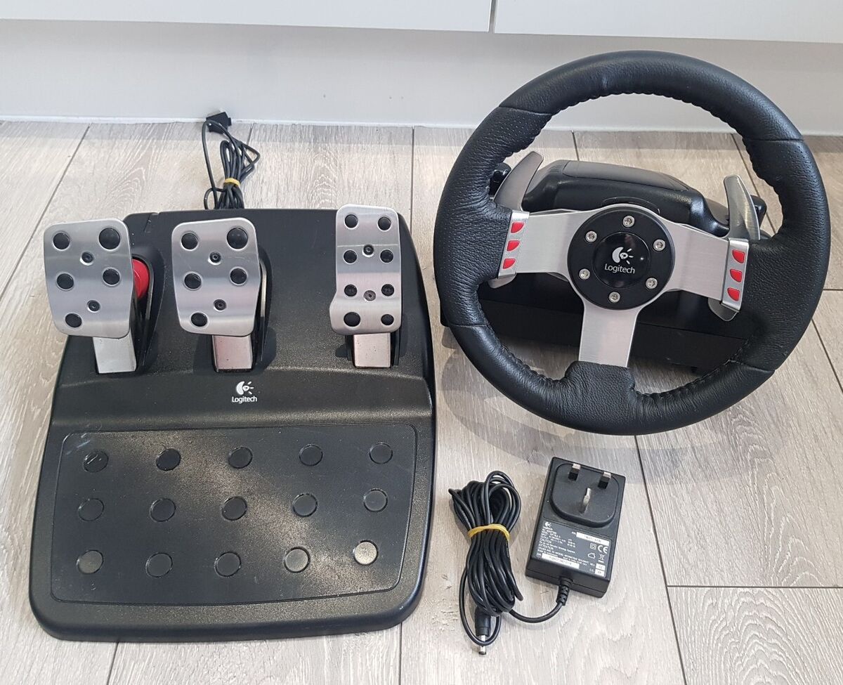 Volante de corrida Logitech G27 Driving Force Com Pedal, Câmbio