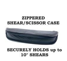 Groomer Barber Stylist ZIPPERED SHEAR SCISSOR CASE Storage Protective Pouch Tote