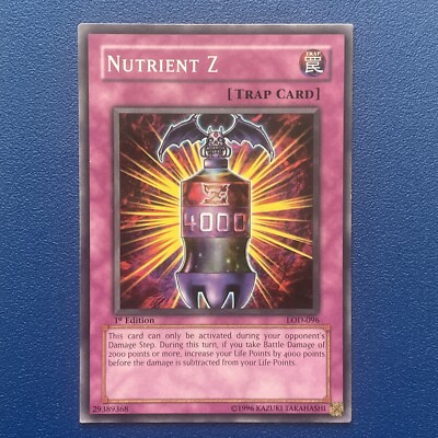 nutrient z yugioh card Nutrient Z [LOD-096] Common main image 0