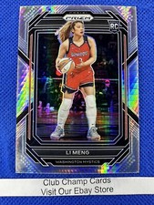 2023 #132 Li Meng WNBA Panini Prizm Basketball Hyper Prizm RC Mystics