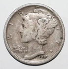 1918 S Mercury Dime XF (R95)