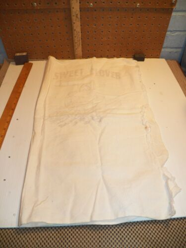 Vintage GRO-COATED Sweet Clover Seed Cotton Sack - Picture 3 of 5