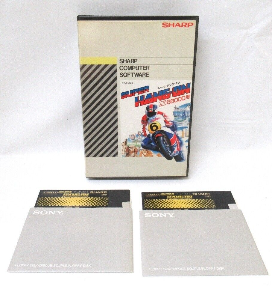 SUPER HANG-ON SHARP X68000 Tsted 1989 | eBay