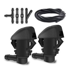 Windshield Washer Nozzles Kit, Front Windshield Spray Nozzles Wiper Spray Washer