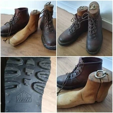 Vintage Mountain Shoes ICS Climbing 1940 Film Shooting 'First Of The Rope'