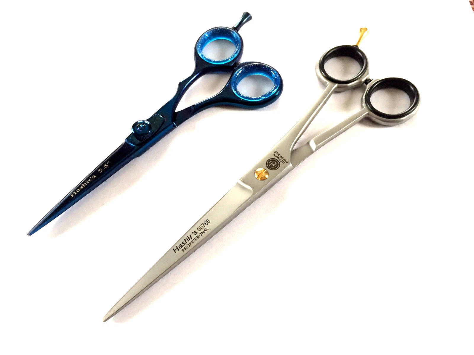 2PCS DOG PET GROOMING GERMAN Hair Cutting Grooming Scissors EXCELLENT NEW