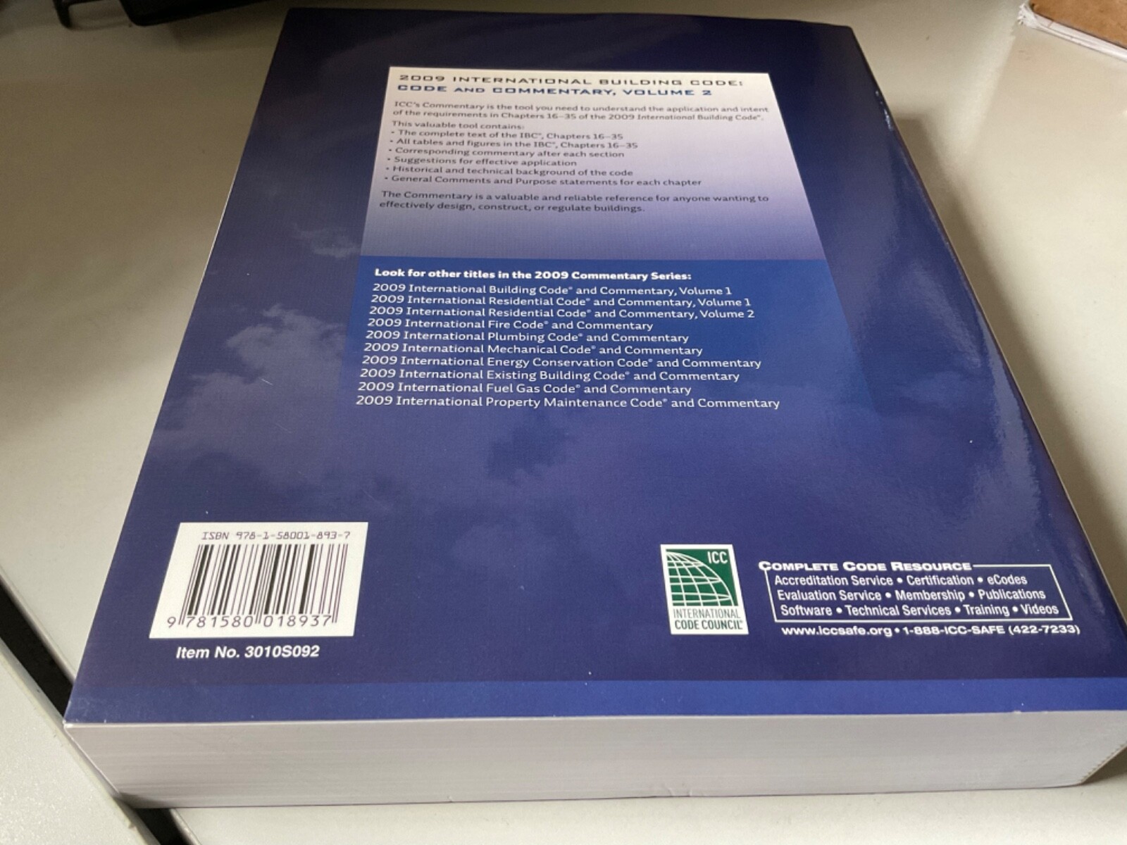 International Building Code Commentary 2009 by International Code ...