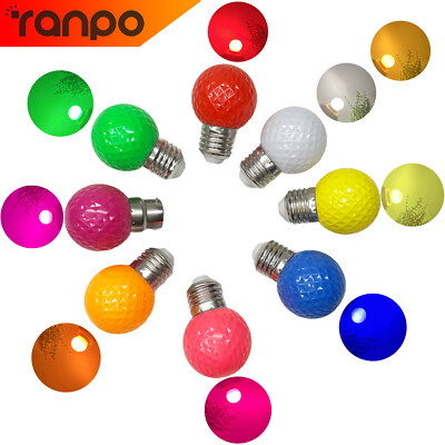 Colored LED Globe Light Bulbs B22 E27 Screw 2W Red Blue Pink White Orange 110V