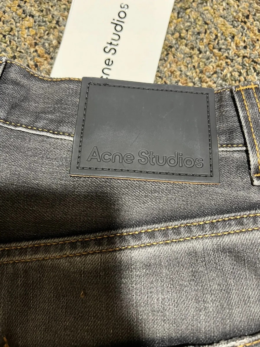 Acne Studios 2023M Super Baggy Jeans Black Trafalgar | eBay