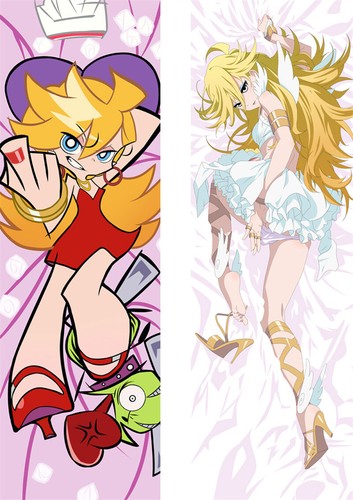Höschenstrumpf mit Strumpfgürtel Anime Dakimakura umarmender Körper Kissenhülle Bezug - Bild 1 von 5