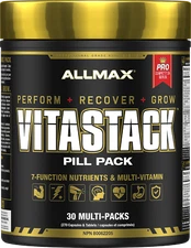 ALLMAX Nutrition VITASTACK 30 Packs New & Sealed Multi-Vitamin Mineral Pack 