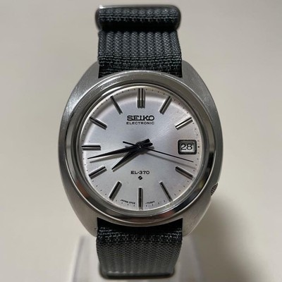 SEIKO EL-370 3702-7010 電子式 シルバー セイコー 282 SEIKO 