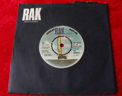 Single 7'' Animals - The House Of The Rising Sun / Don't Let Me Be Misunderstood