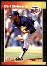 Bert Blyleven 1989 Donruss #119 Twins MLB READ FREE SHIPPING AutographDen