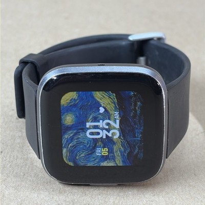 Fitbit Versa 2 Fitness Activity Tracker Watch FB507 with Band Tested Works