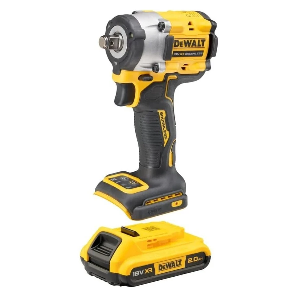 Impact Wrench Impact - 1/2'' XR 18V 2Ah LI-ION Brushless DEWALT - Image 2 of 4