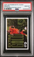 2024 PANINI ESTE LALIGA EA SPORTS EXTRA GOLD MBAPPE PSA 10
