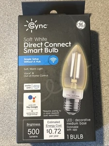 New CYNC / GE Direct Connect Smart Bulbs LED Light Bulb Works w/ ALEXA