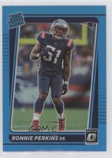 2021 Panini Donruss Optic Rated Rookie Aqua Prizm /299 Ronnie Perkins #283 pe8