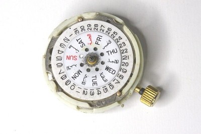 Citizen 6651A lady automatic movement and crown for repairs, for parts  23090
