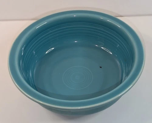 Homer Laughlin Turquoise Fiesta Ware Serving Bowl Large 8.25-in Diameter