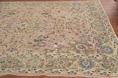 Alfombra de lana rosa hecha a mano alfombra tradicional floral decoración del hogar alfombra 6x9 - Imagen 18 de 24