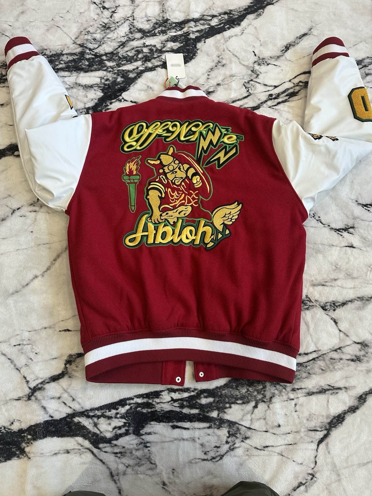 Off White Leatherman Varsity Jacket Size XXL - image 2