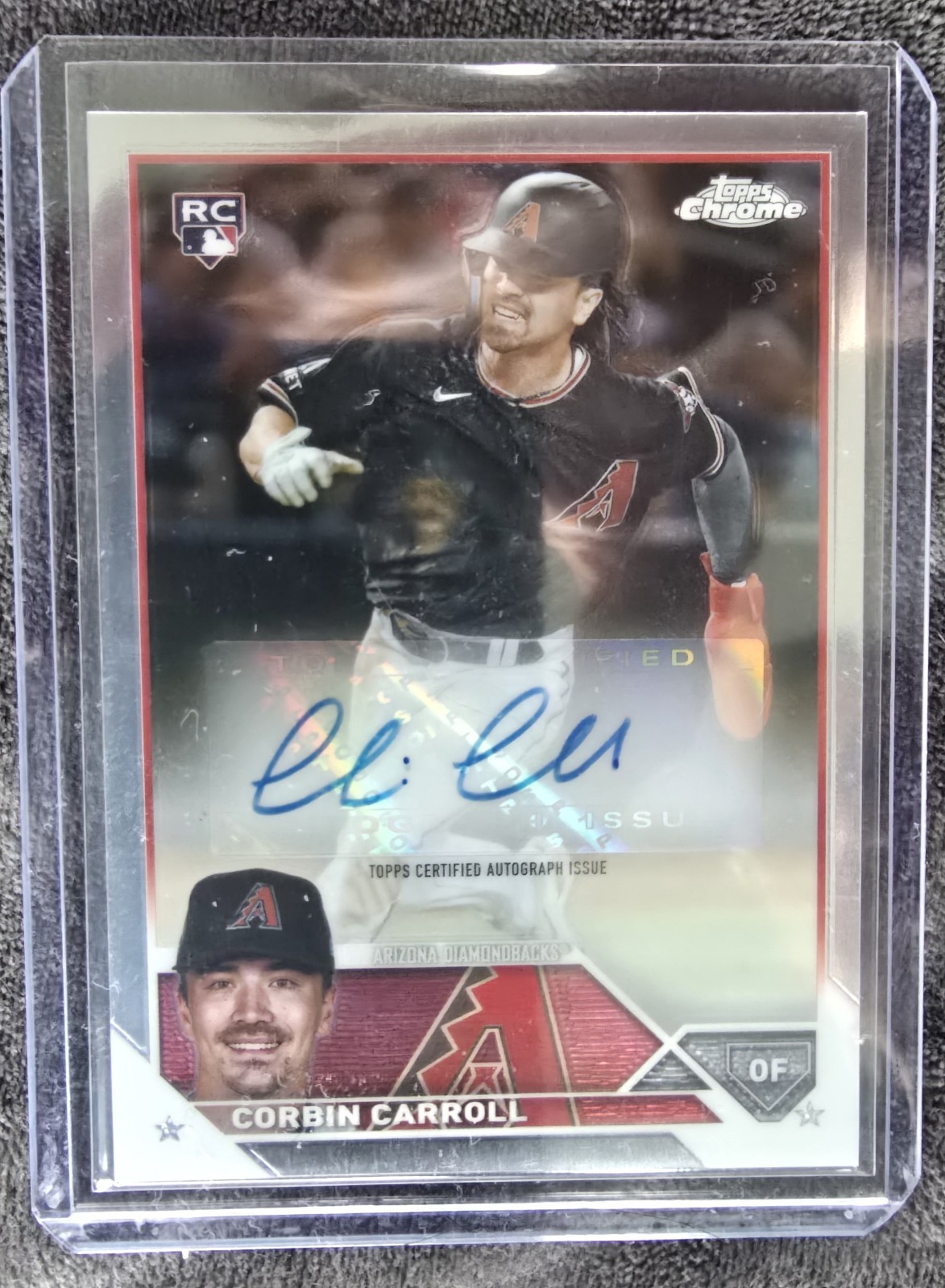 Corbin Carroll 2023 Topps Chrome #RA-CCA Rookie Autographs Price