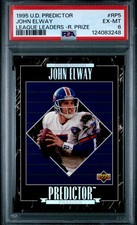 1995 UD PREDICTOR LEAGUE LEADERS RETAIL REDEMPTION PRIZE #RP5 JOHN ELWAY PSA 6